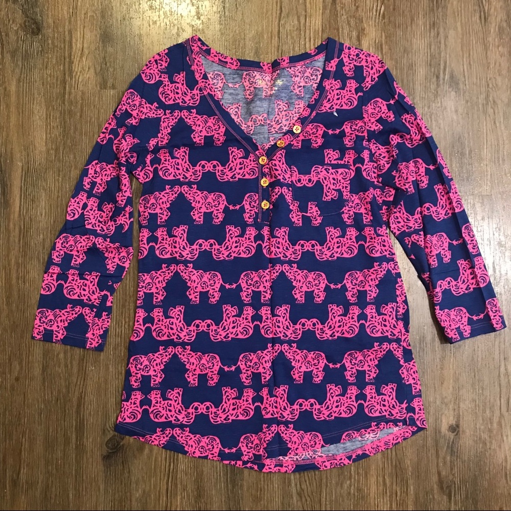 Lilly Pulitzer Palmetto Top in Pack Your Trunk